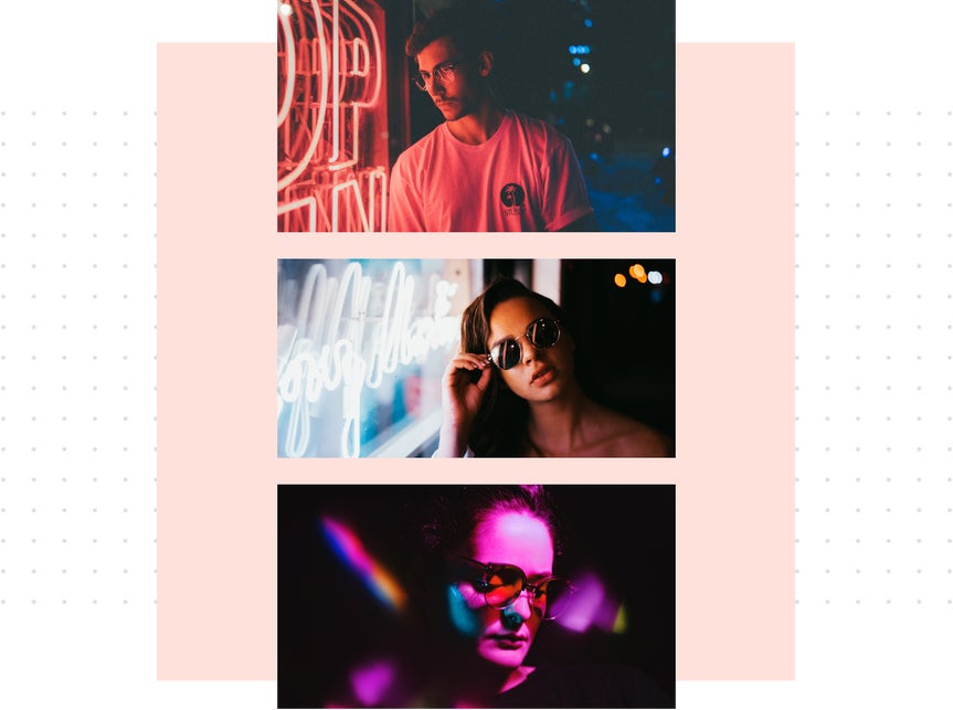 vertical collage of 3 lifestyle photos